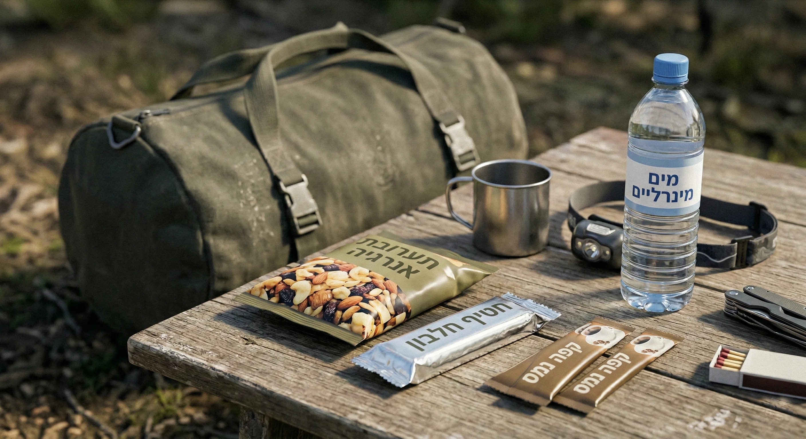 רשימת קניות לחיילים: הערכה לשבוע רגוע (או לשמירות)