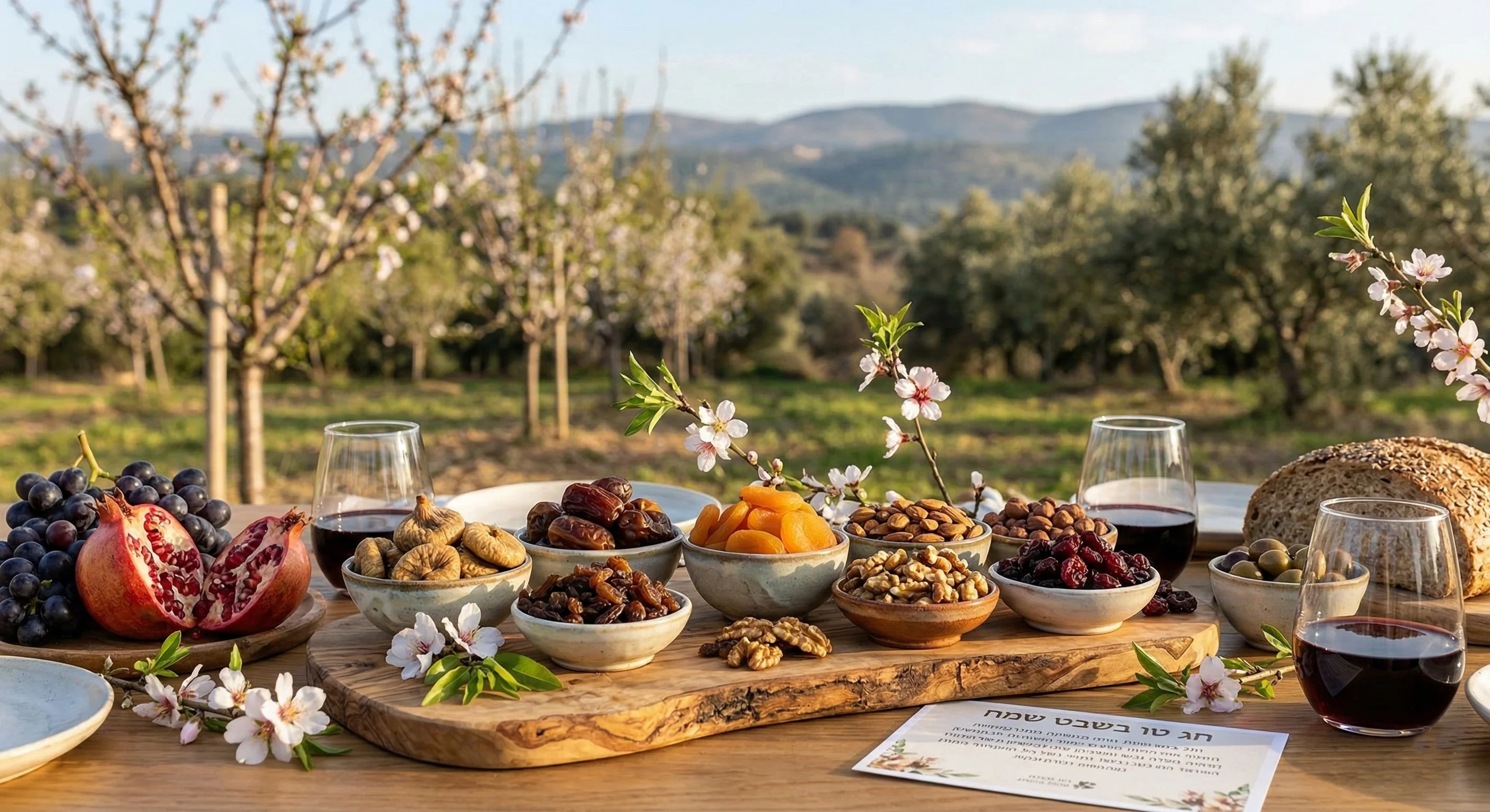 רשימת קניות לט"ו בשבט: חגיגה של טבע ופירות יבשים